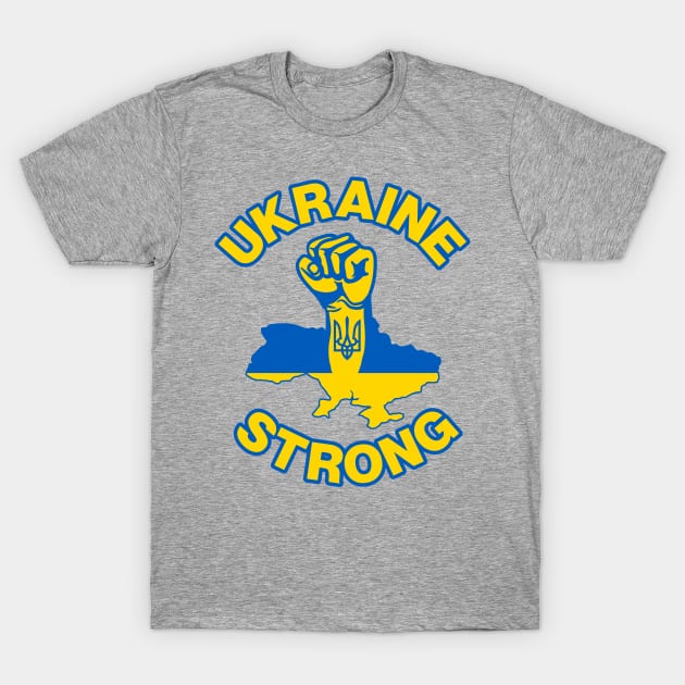 Ukraine Strong T-Shirt by darklordpug